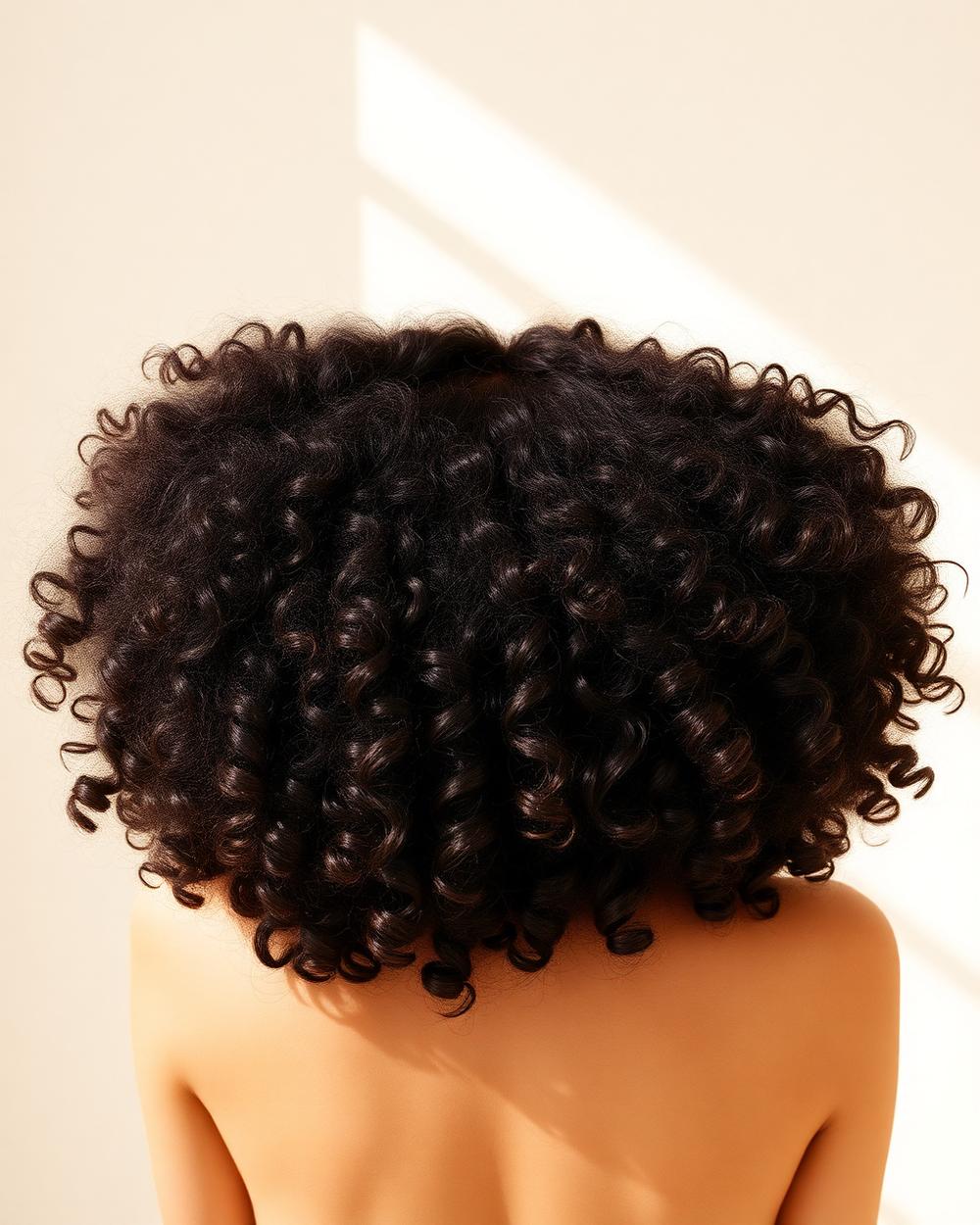 Curly hair